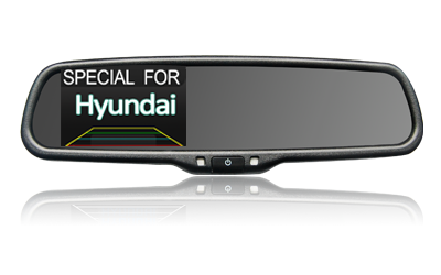 3,5 polegadas monitor espelho retrovisor Para Hyundai, AK-035LA07